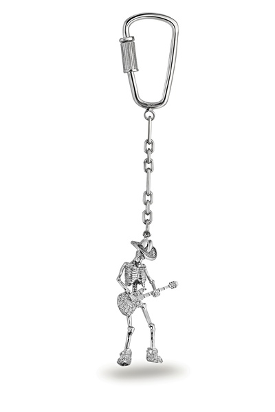Argentum Concept 925 Ayar Gümüş Gitarist Figürlü Anahtarlık - AL-KC0031