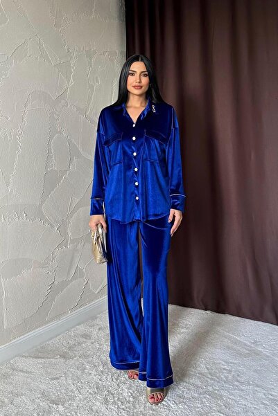 Leina Elegant Formal Buttoned Set