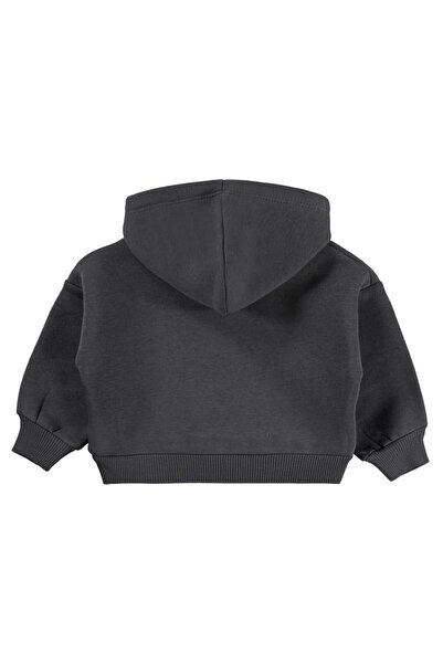 Civil Baby Kalp Nakışlı Basic 6-18 Ay Sweatshirt - Gri 12-18 Ay