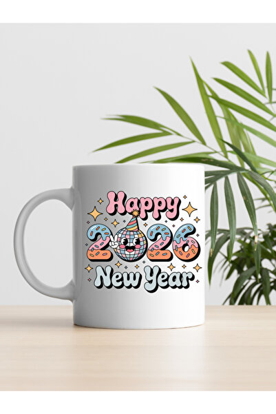 IŞILAY REKLAM 2026 New Year Collection Christmas Themed Design Coffee & Tea Cup