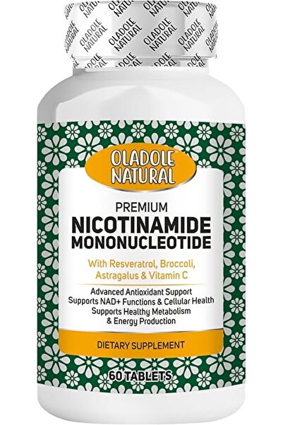 Oladole Natural NMN (نيكوتيناميد مونوكليوتيد) 250 ملغ - 60 قرصًا