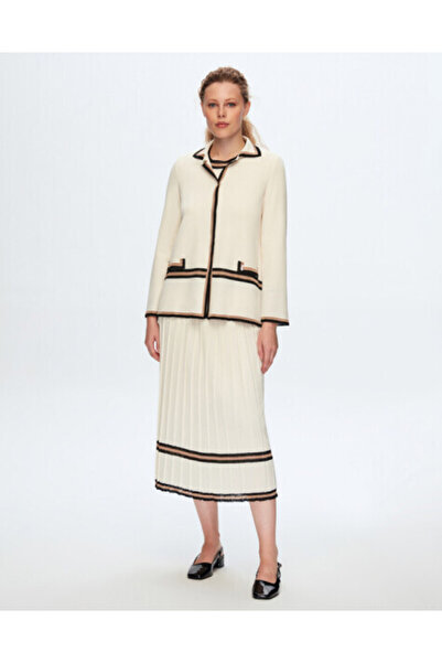 MISS DALIDA Cep Kapaklı FEDE-ECRU Hırka