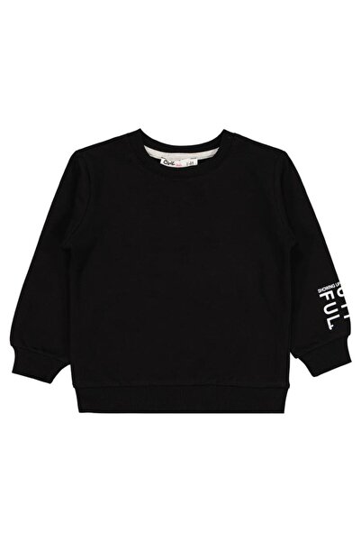 Civil Girls Basic 2-5 Years Old Sweatshirt - Black 3-4 Years Old
