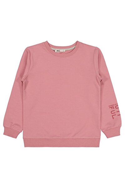 Civil Girls Basic 10-13 Years Old Sweatshirt - Pink 13-14 Years Old