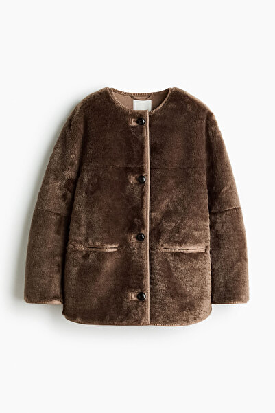 H&M Kabarık Tüylü Ceket