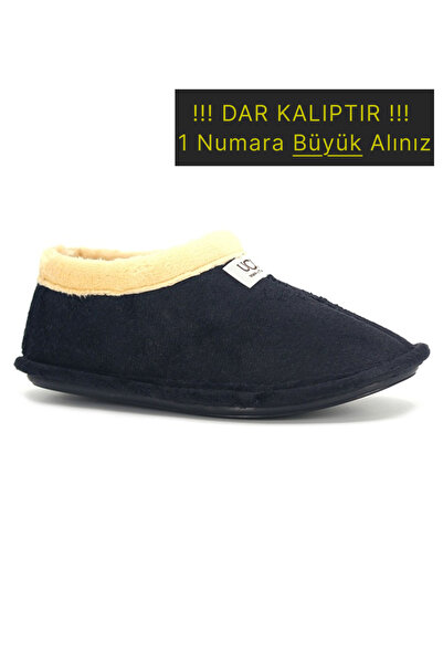 soElite Мъжки вълнени зимни домашни пантофи с дебела, лека и удобна подметка