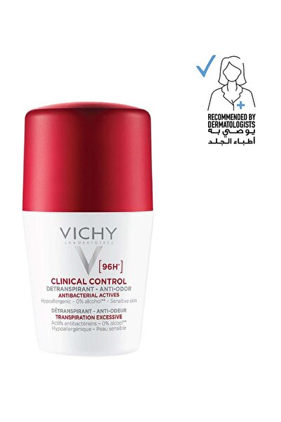 Vichy 96-hour protection deodorant for women, white, 50 ml