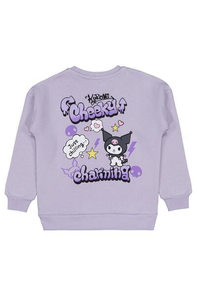 kuromi 10-13 Yaş Sweatshirt - Lila 12-13 Yaş