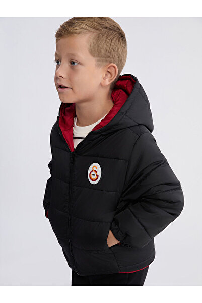 LC Waikiki Galatasaray Printed Reversible Boys' Coat