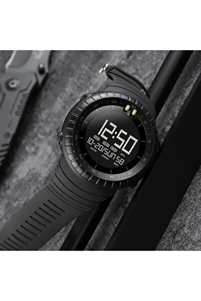 Skmei 1992 Men's Digital Watch – LED Display, Stopwatch, Large 50mm Case, PU Strap, 5ATM