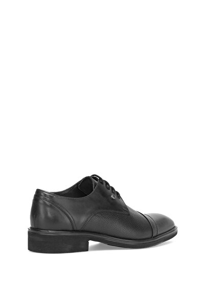 Ayakkabı Fuarı Elit Tnthr962-1 Men's Genuine Leather Classic Shoes Black
