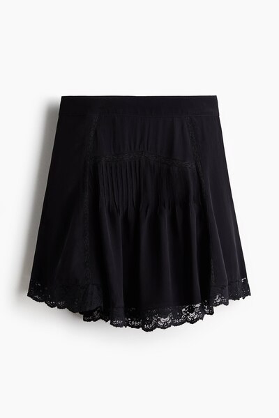 H&M Dantel Detaylı Etek