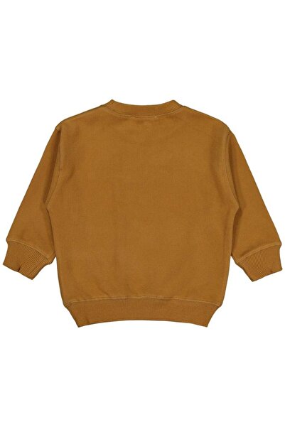 Civil Boys Karyoka Stitched Sweatshirt for Ages 2-5 - Brown 3-4 Years Old
