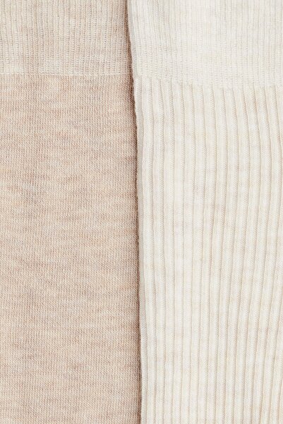 H&M 2'li Diz Boyu Çorap