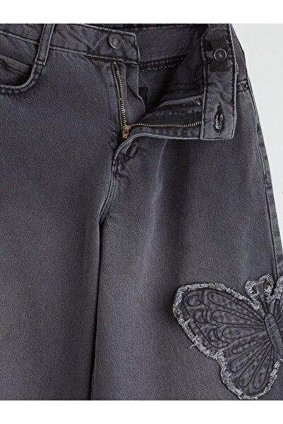 LC Waikiki LCW Kids Wideleg Kız Çocuk Jean Pantolon