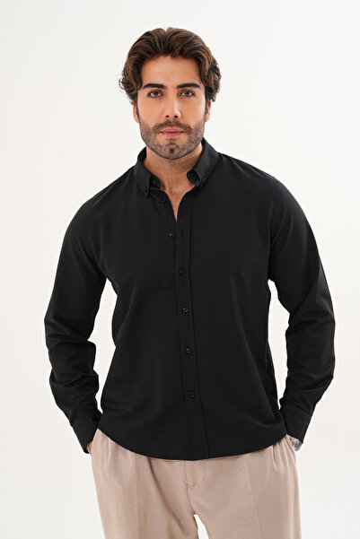 Catto Peak Πουκάμισο Βαμβακερό ύφασμα Oxford Washable Regular ελαφρύ Ανδρικό ...