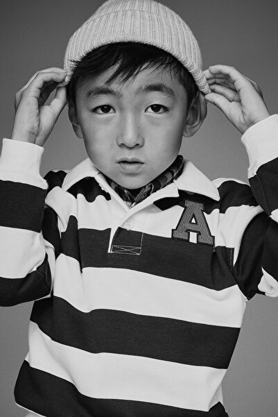 H&M Aplike Detaylı Rugby Tişörtü