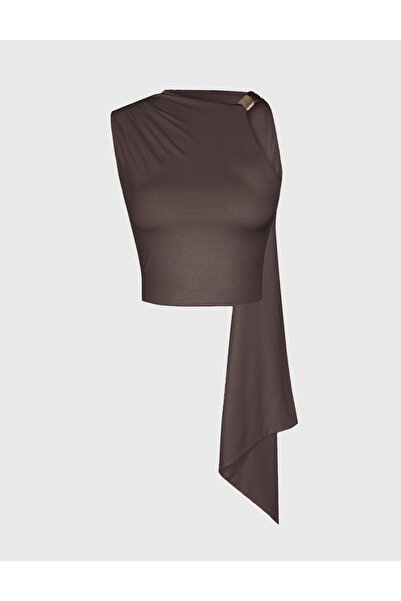 İLVİ Saras Brown Women's Blouse