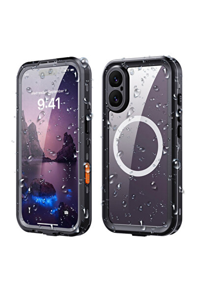 ShellBox Carcasă impermeabil IP68 pentru iPhone 17, neagră