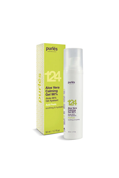 PURLES 124 ALOE VERA CALMING GEL 98% - καταπραϋντικό τζελ με αλόη, 50 ml