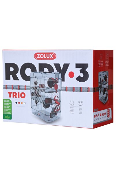 Other ZOLUX RODY3 TRIO roșu - cușcă pentru hamsteri