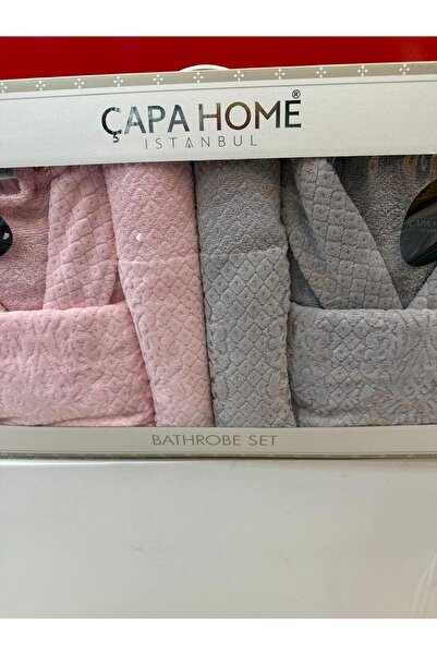 Çapa Home Men's Bathrobe Set of 6, Daily Gift, 100% Cotton, Premium Quality Bathrobe Set