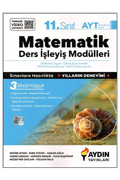Aydın Yayınları Aydın 11. Sınıf Matematik Ders İşleyiş Modülleri