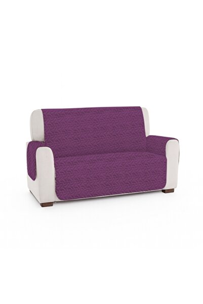 PATONE 2-seater sofa cover, quilted, 260x130x50cm, lavender