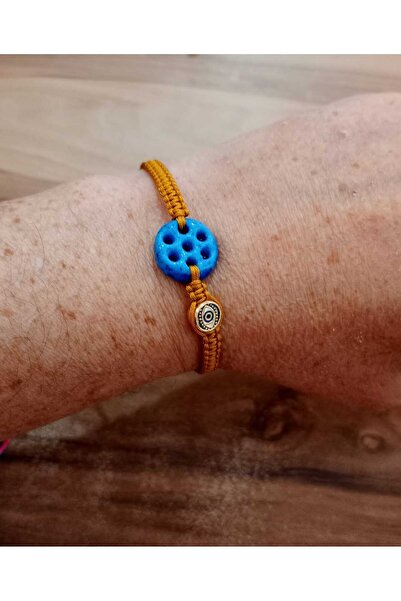 shop Beautiful Seven Eyes Syriac Evil Eye Stone Unisex Bracelet Different Colors