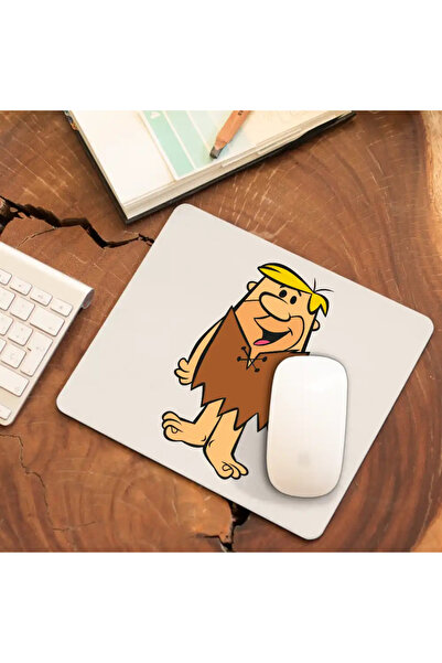 OEM Mousepad Familia Flintstone Barney Rubble Epoca de Piatra