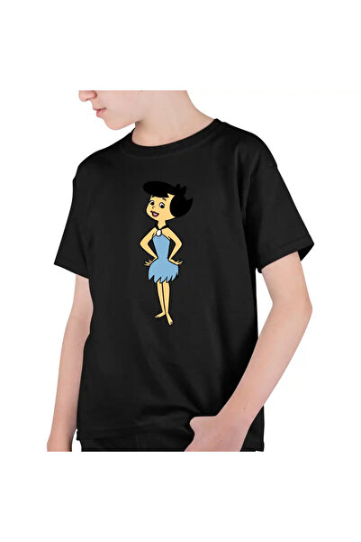 OEM Παιδικό μπλουζάκι Flintstones Betty Rubble Stone Age για αγόρια