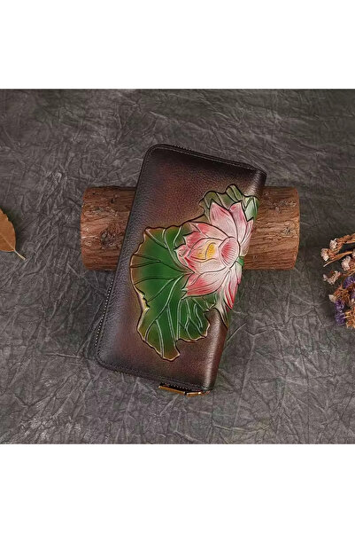 Mychicbeautybag Exclusive women's wallet made of high-quality genuine leather "Willen lake" din Piele naturala