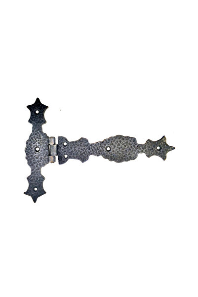 Skygo مفصلة زنبق نحاسية مزخرفة على الطراز العتيق - 175 × 248 مم، أكسيد