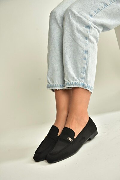 Fox Shoes V250017502 Black Suede Casual Women's Shoes