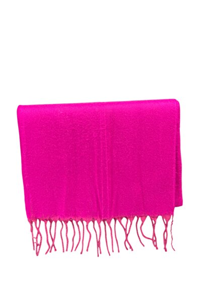 sç Saraçoğlu Çanta Unisex Soft Tassel Cashmere Textured Scarf Shawl |   Trend Colors (50 X 185)