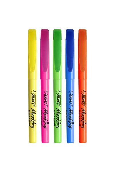 Bic 5-piece Highlighter Set, Multicolor