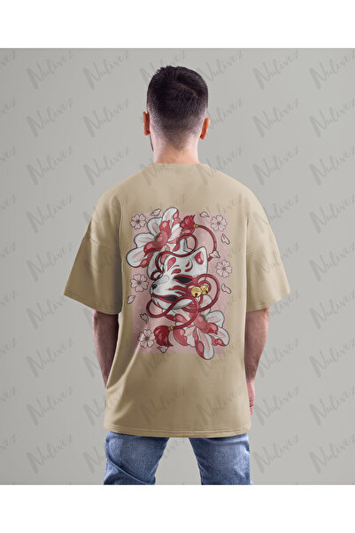 Nulivez Anime Back Printed High Quality Compact Unisex Oversized T-Shirt