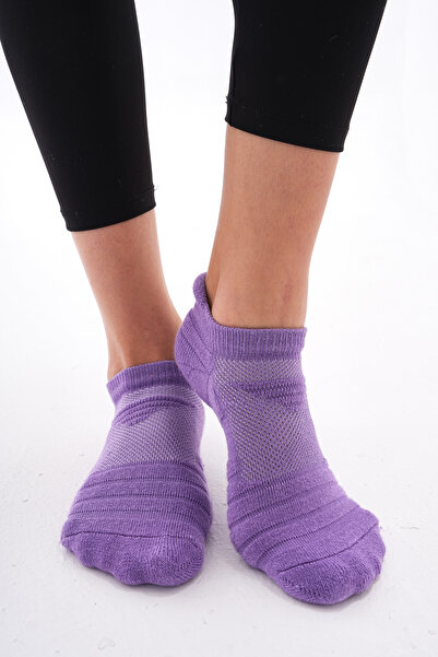 moda mivana 3-Piece Towel Sole 100% Cotton Tennis Socks, Breathable Anti-Sweat Women's Extra Soft Socks