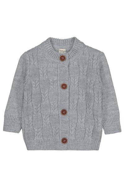 BEYBEK Cardigan Slopet 3-12 Months Set - Gray 6-9 Months