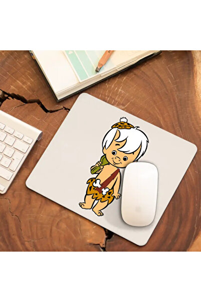 OEM Mousepad Familia Flintstone Bamm Bamm Bebelus
