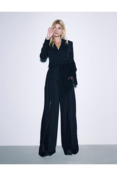 İLVİ Lora Black Women's Trousers