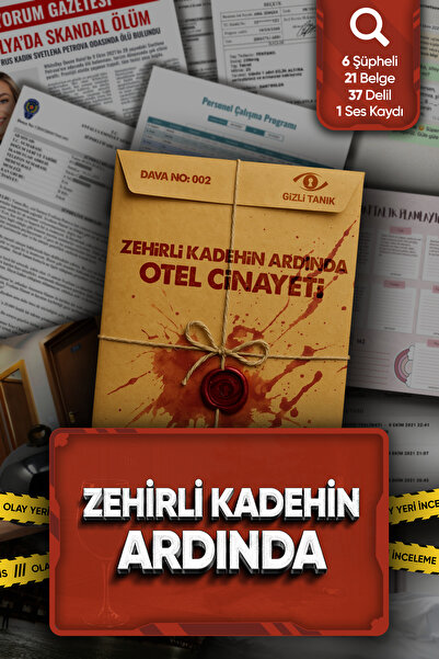 Gizli Tanık Zehir Cinayeti, Dedektiflik Oyunu, Katili Bul Oyunu, Dedektif Oyu...