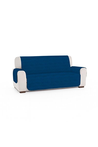PATONE Husa canapea 3 locuri, matlasata, 298x177x54cm, royal blue