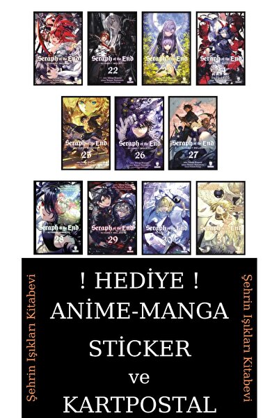 Kurukafa Yayınevi Seraph of the End 21-22-23-24-25-26-27-28-29-30-31 Manga Se...