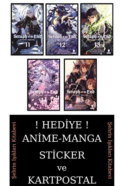 Kurukafa Yayınevi Seraph of the End 11-12-13-14-15 Manga Seti (5 KİTAP) / Ani...