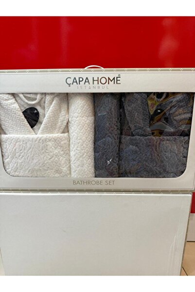 Çapa Home ERKEK BAŞ BANYO BORNOZ 6 LI GÜNLÜK ÇEYİZLİK HEDİYELİK %100 PAMUK PREMİUM KALİTE BORNOZ SETİ