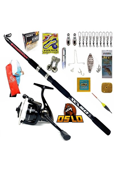 Oslo Anaconda 360cm 100-300gr 6000 Elegance Profesyonel Sazan Kıyı Olta Takım...