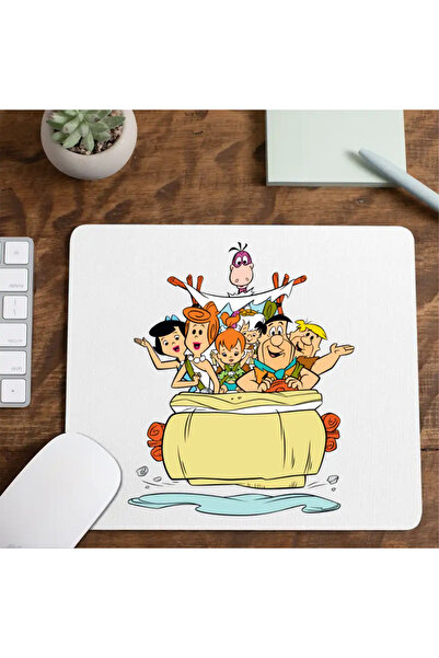 OEM Mousepad Flintstones Stone Age Road Trip Car