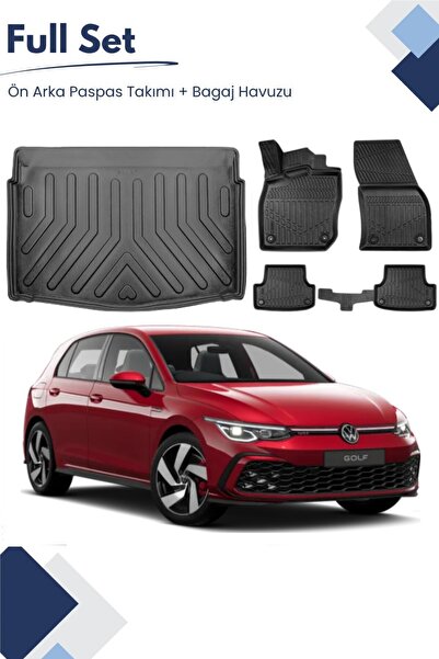 ko kaliteoto Volkswagen Golf 8 2020-2021-2022-2023-2024-2025 Model Tam Uyumlu...