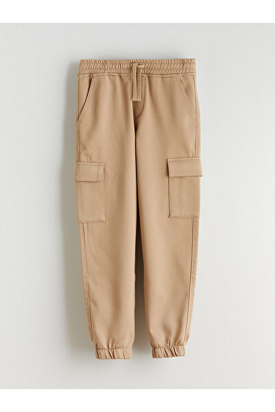 LC Waikiki Pantaloni de jogger cargo pentru băieți cu talie elastică